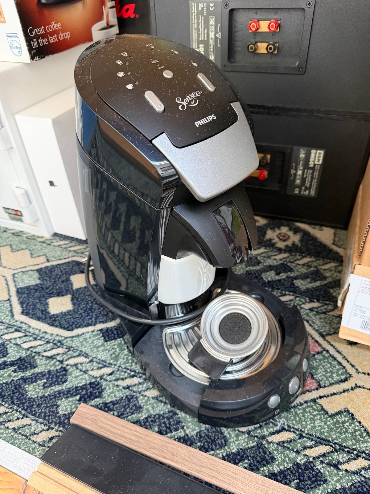 Philips Senseo koffiezetapparaat - Zwart, Ophalen, Gebruikt, Koffiemachine, 2 tot 4 kopjes