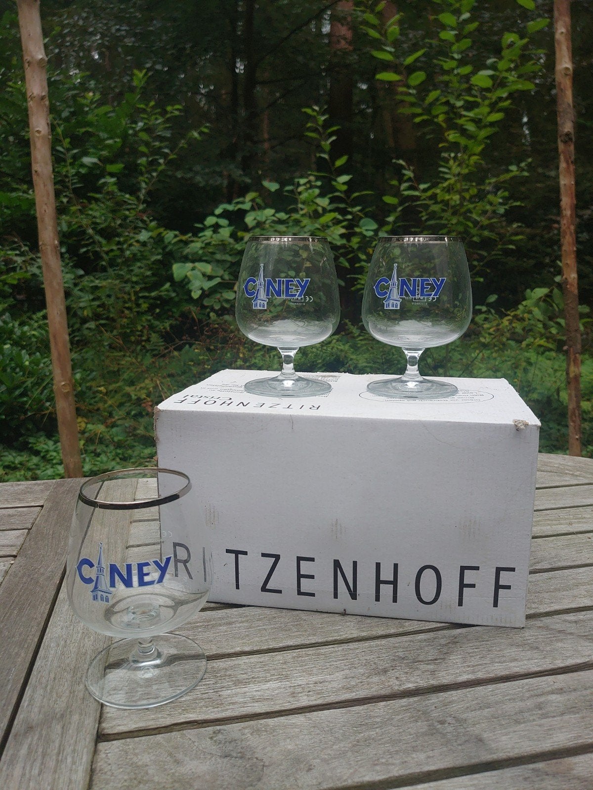 Ciney Schwenker Glazen 25 cl - Ritzenhoff (12 stuks), Ophalen, Zo goed als nieuw, Glas of Glazen, Overige merken