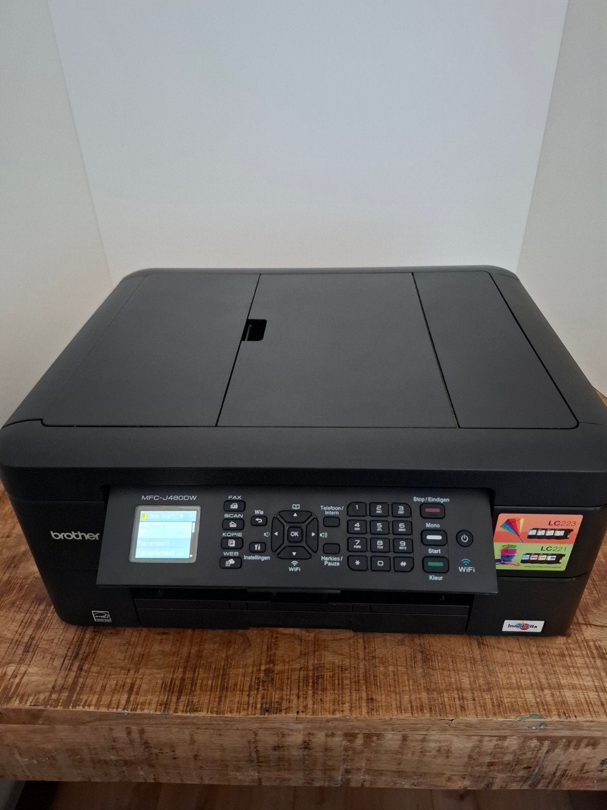 printer all in one, en fax brother, Computers en Software, Printers, Gebruikt, All-in-one, Inkjetprinter, Faxen, Kleur printen