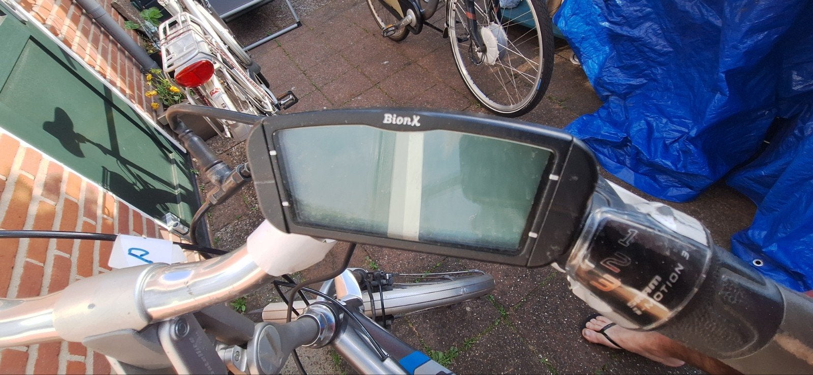 Bionx display voor een Trek fiets stukje uit de zijkant., Fietsen en Brommers, Fietsaccessoires | Fietscomputers, Ophalen of Verzenden