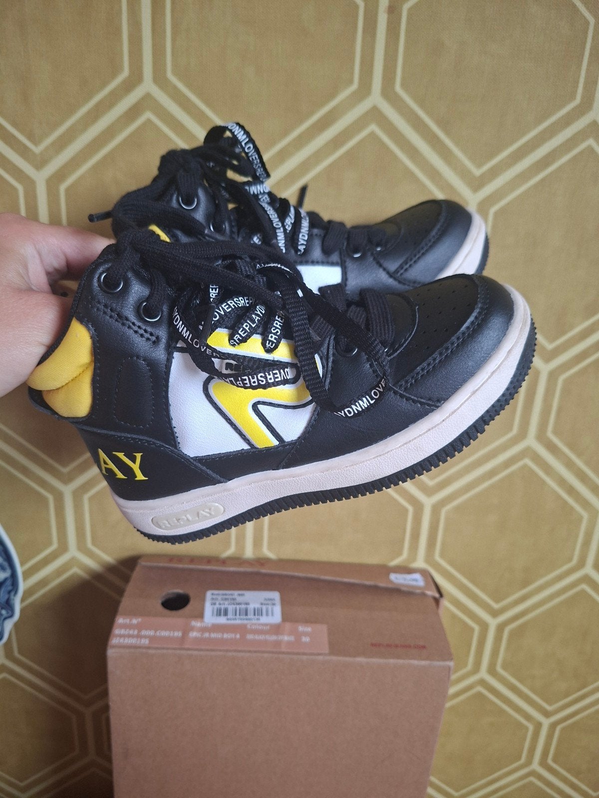 Replay hoge sneaker met rits, maat 30, Ophalen of Verzenden, Nieuw, Schoenen