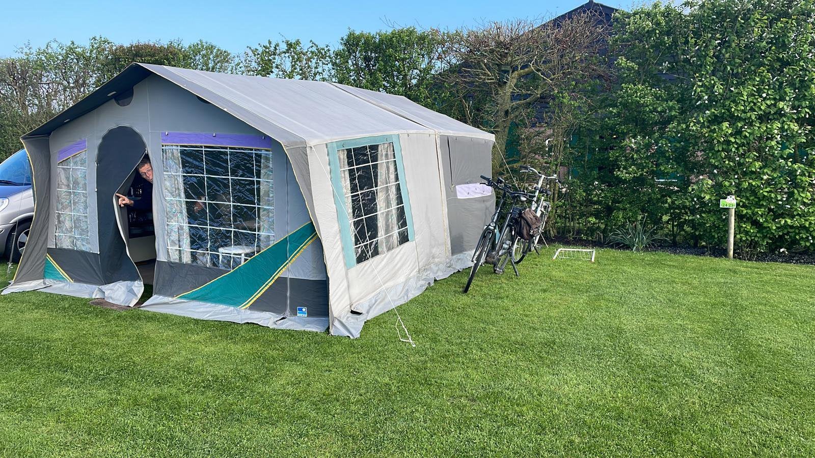 Vouwwagen Jamet Louisiana, Caravans en Kamperen, Ophalen, Zo goed als nieuw