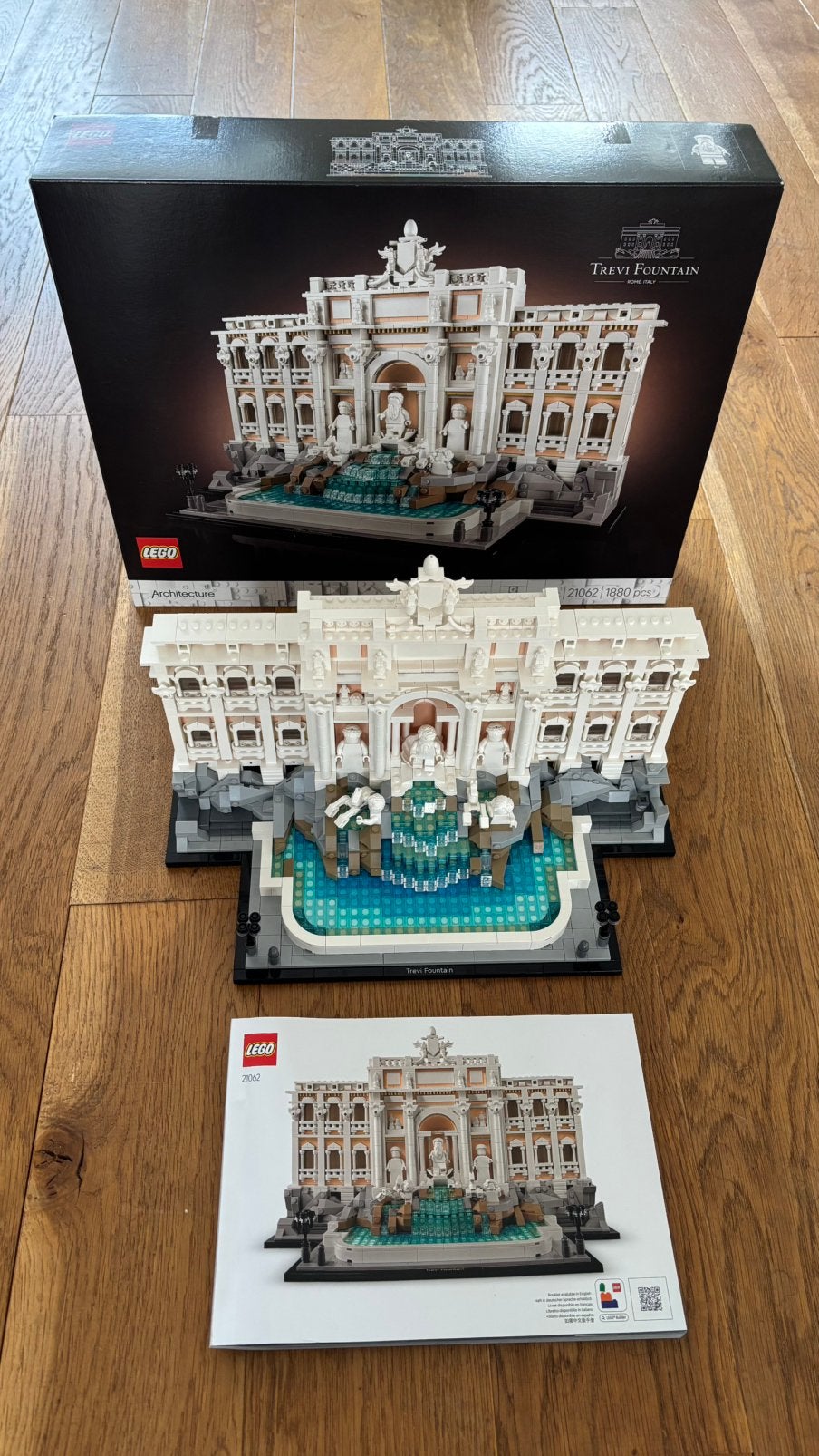 Lego Architecture 21062 Trevi Fontein. Compleet met doos, Ophalen, Zo goed als nieuw