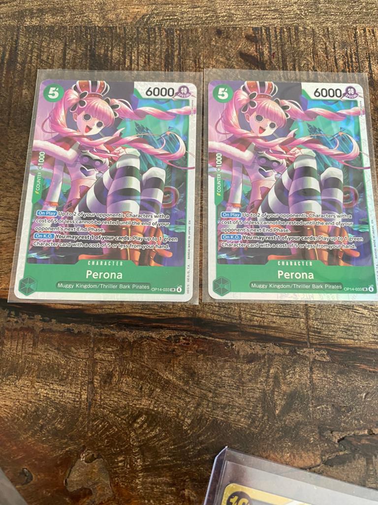 One piece Perona OP14-033 SR VERKOCHT!!!, Ophalen of Verzenden, Zo goed als nieuw