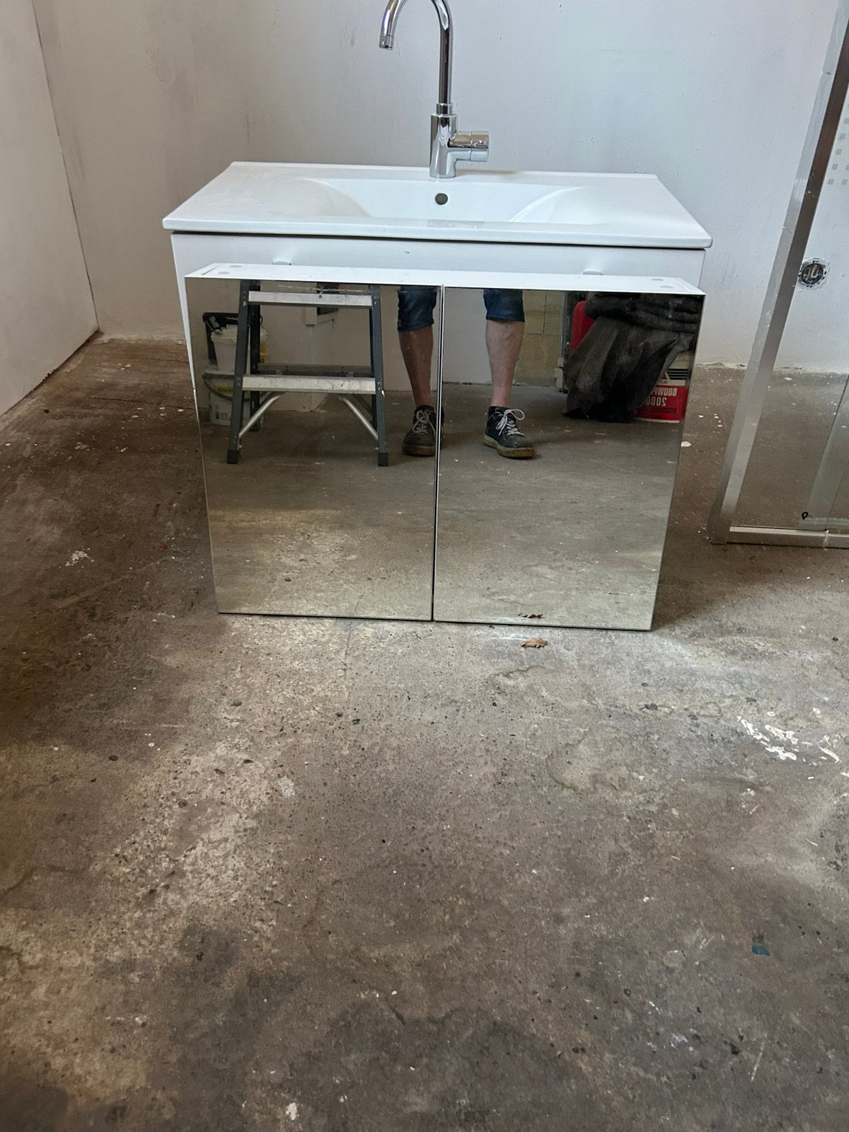 Medicijnen kast badkamer, Huis en Inrichting, Ophalen, (Half)hoge kast, 50 tot 100 cm, Zo goed als nieuw