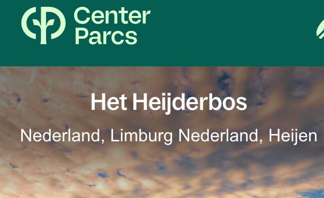 Center Parcs - Het Heijderbos (3 -4 dagen), Twee personen, Cadeaubon, Bungalowpark
