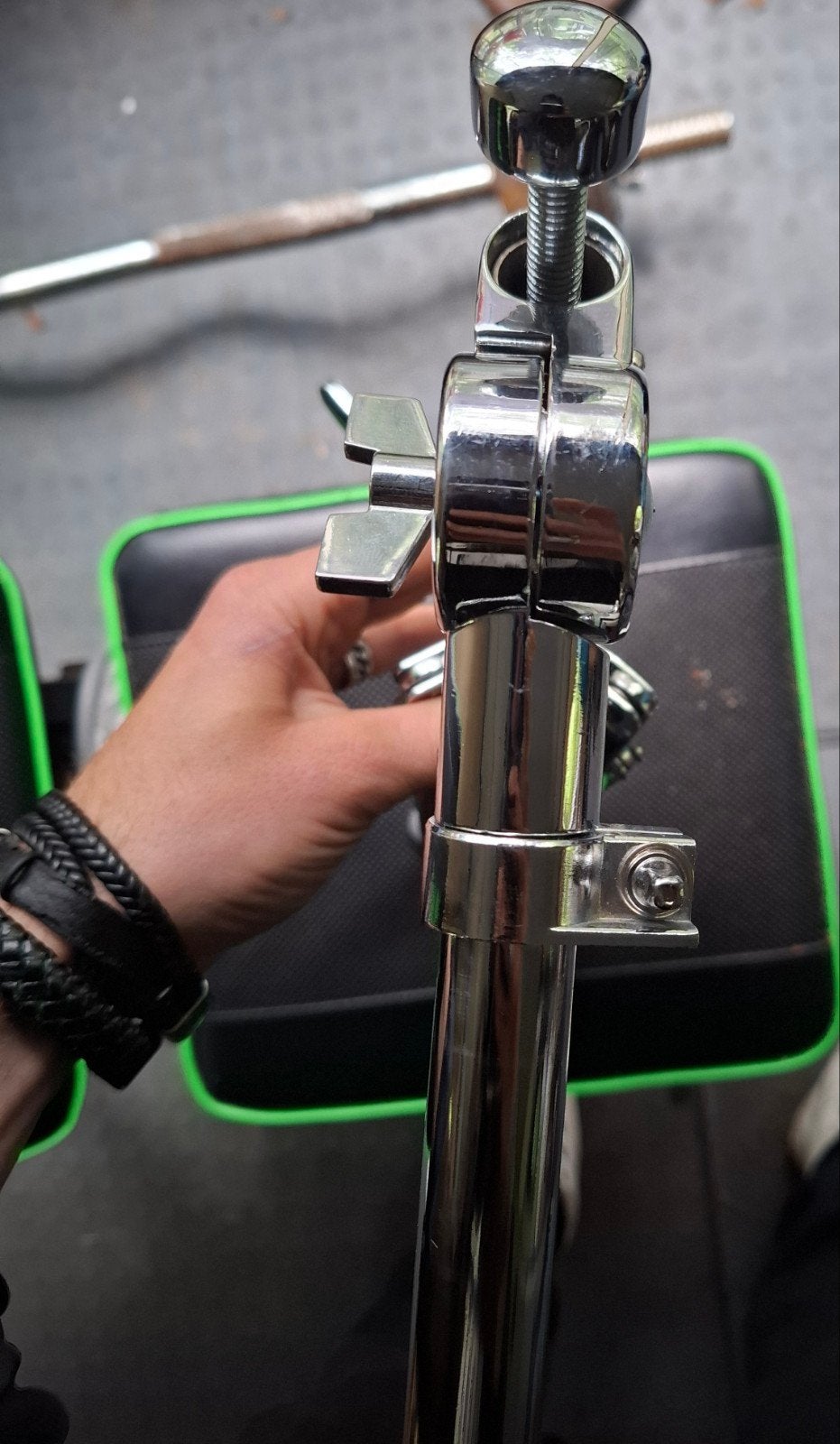 Degelijke stabiele snare drum standaard - zeer goede staat, Ophalen of Verzenden, Zo goed als nieuw, Instrumentstandaard, Drums of Percussie