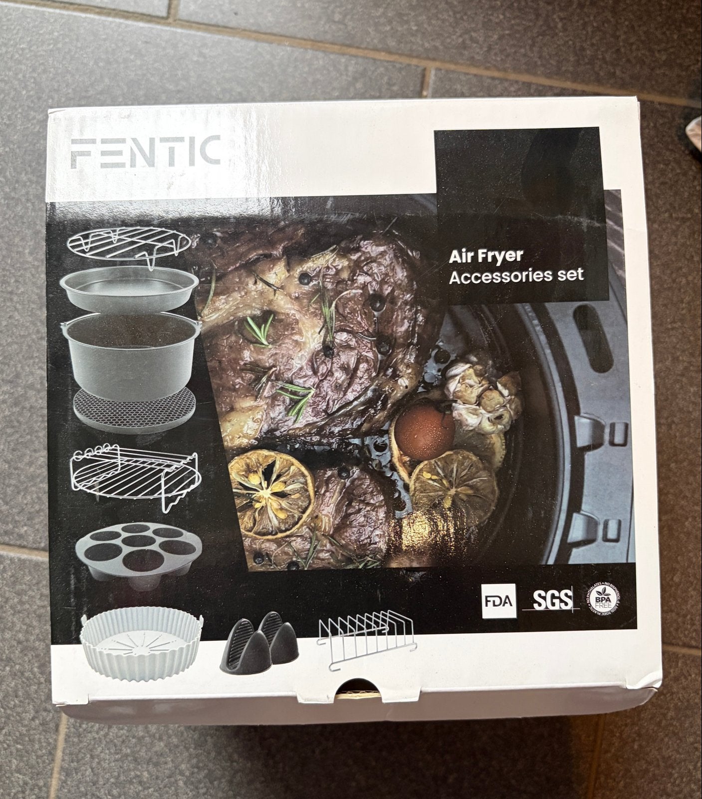 Fentic Airfryer Accessoires Set - Nieuw, Ophalen of Verzenden, Nieuw, Airfryer XL