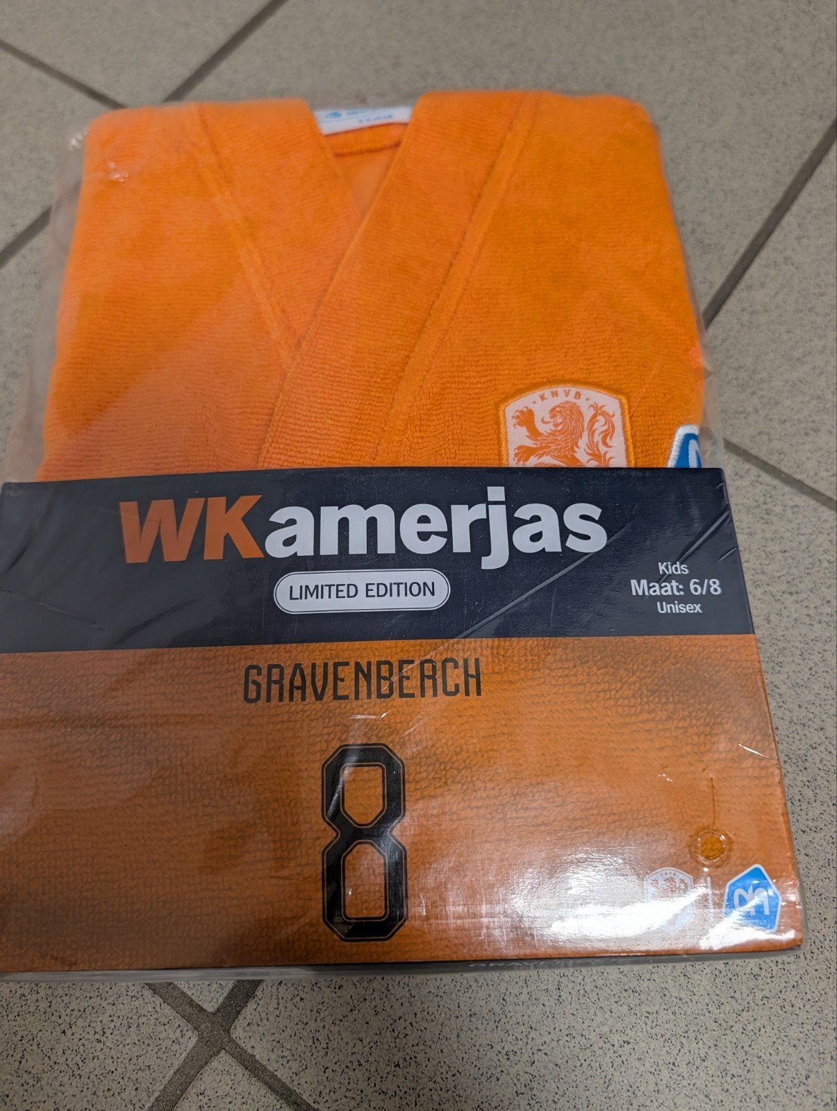 WK Kamerjas Gravenberch Maat 6/8 Limited Edition, WK, Ophalen of Verzenden, Nieuw