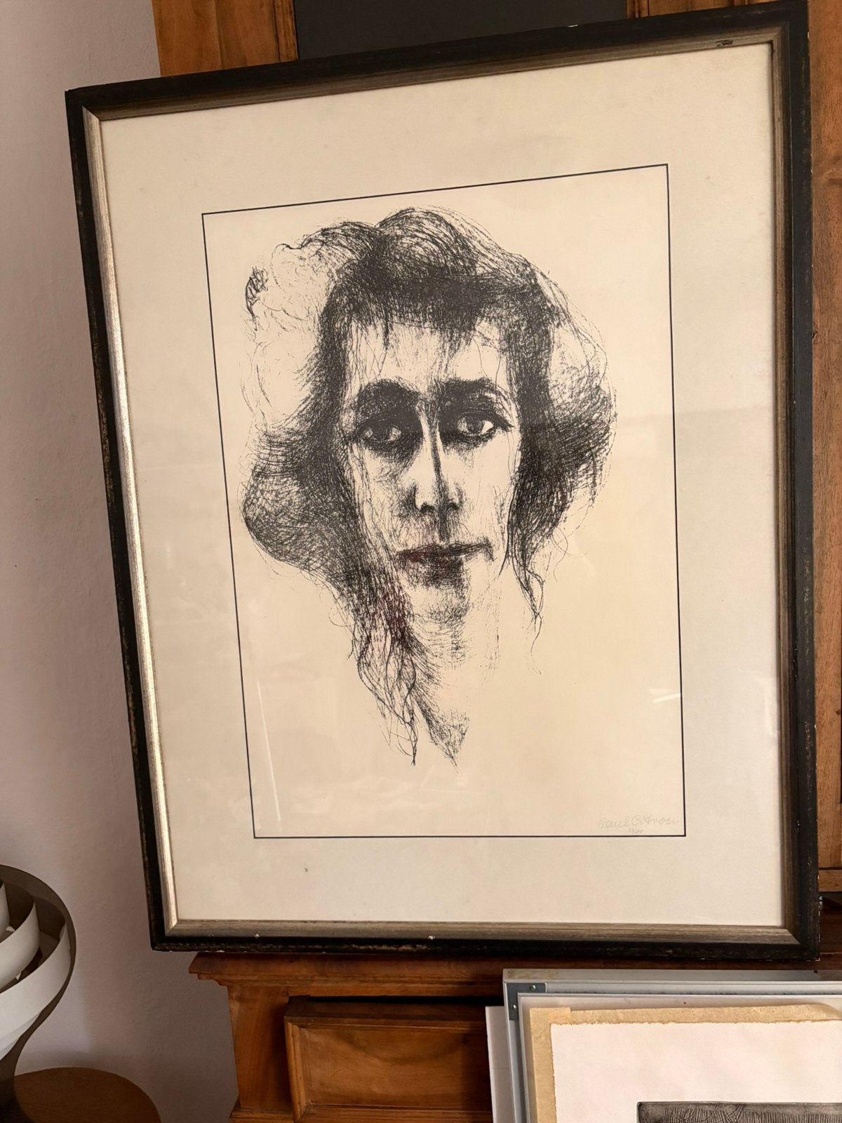Paul Citroen - Vrouwenportret - Litho, Antiek en Kunst, Kunst | Tekeningen en Foto's, Ophalen of Verzenden
