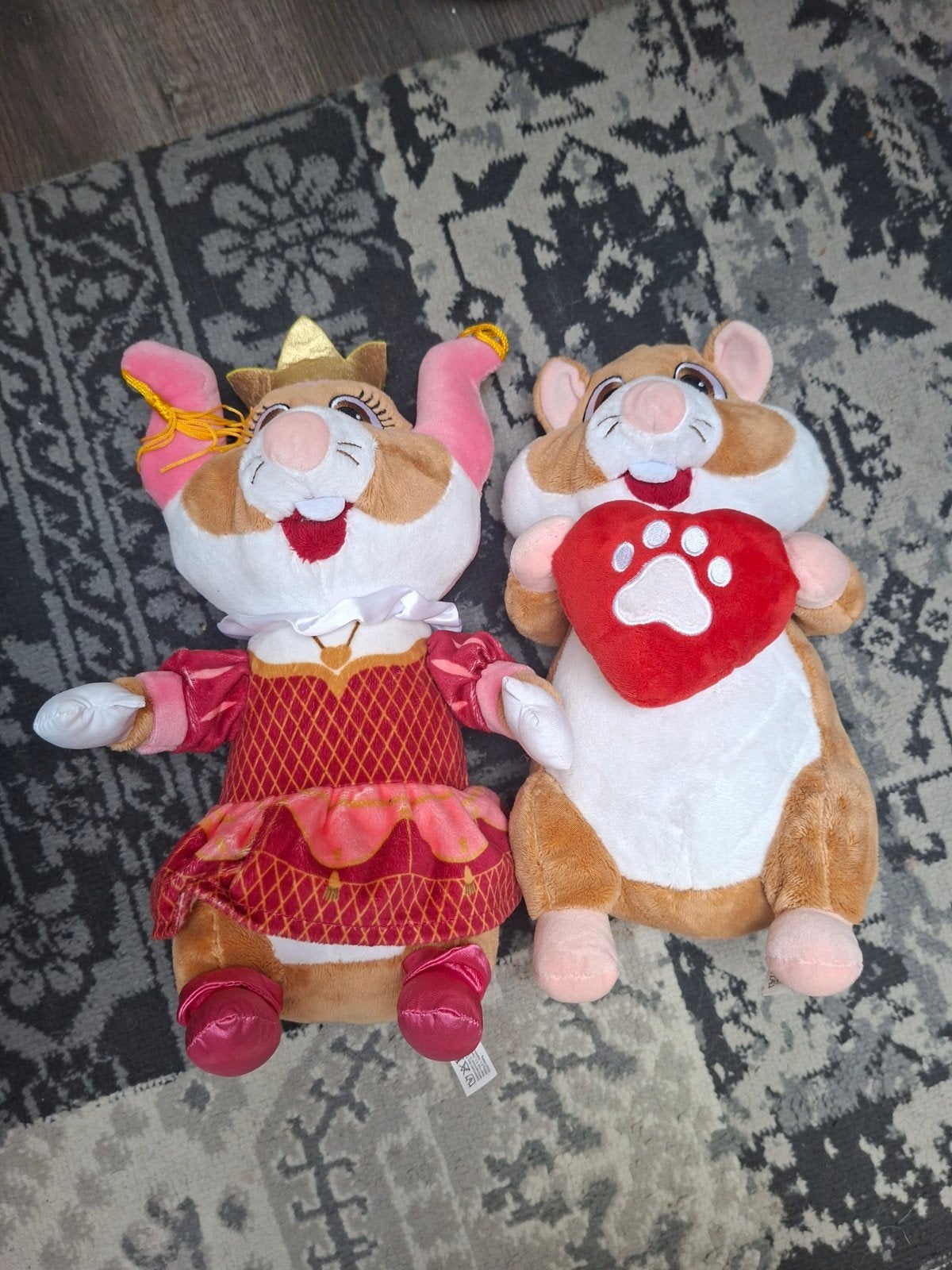 Leuke Hamster Knuffels - Prinses en Hartje, Hamster, Nieuw, Ophalen of Verzenden, Middelgroot (20 tot 80 cm)