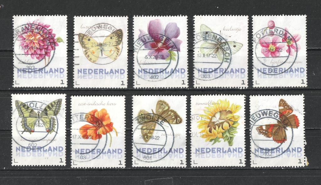 65 B mooie serie Janneke Brinkman 2016, Verzenden, Na 1940, Gestempeld