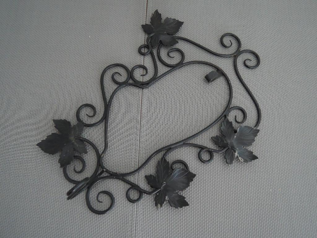 Zwart metalen (planten) hanger, Ophalen of Verzenden