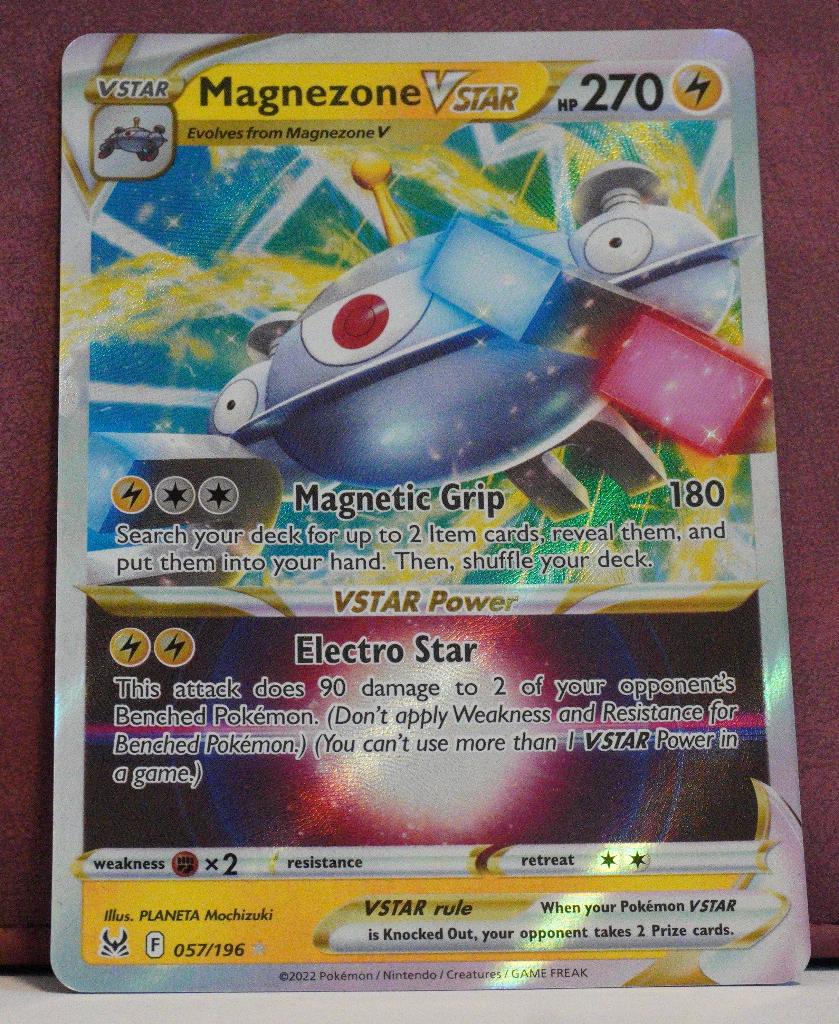 Magnezone Vstar Full Art 057-196 Lost Origin Pokémon Kaart, Verzenden, Nieuw, Losse kaart