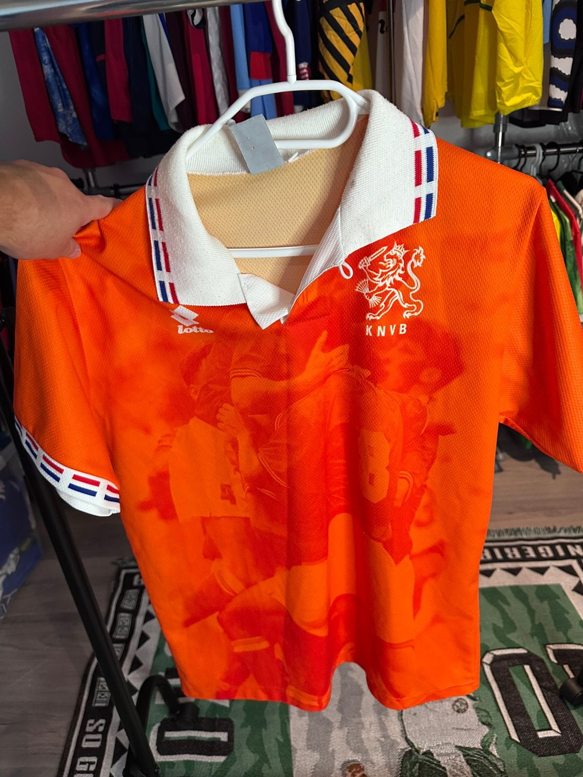 Nederlands Elftal thuis voetbal shirt uit 1996, Maat S, Ophalen of Verzenden, Zo goed als nieuw, Shirt