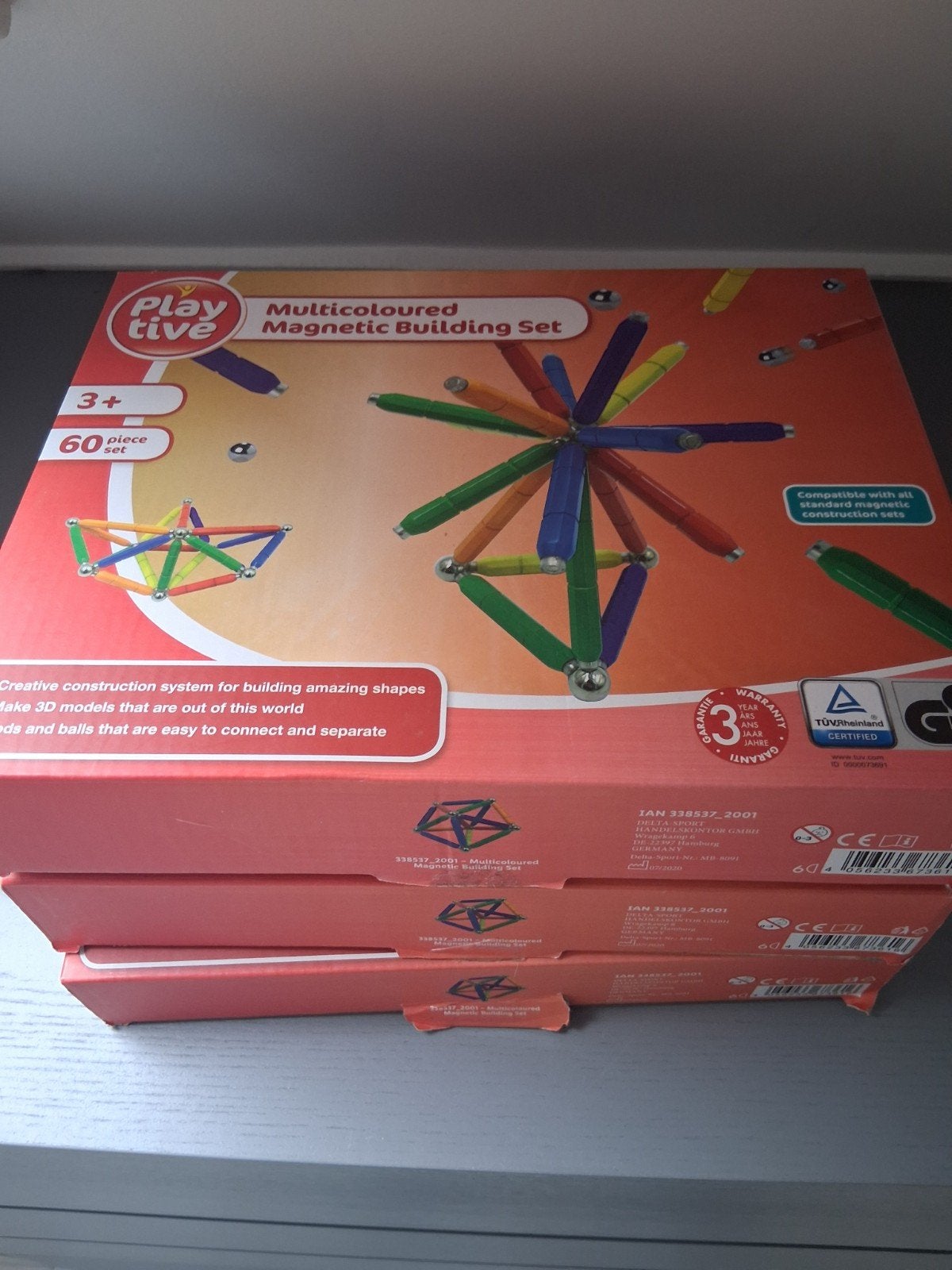 3 dozen magnetic building set, Ophalen, Gebruikt, Bouwen