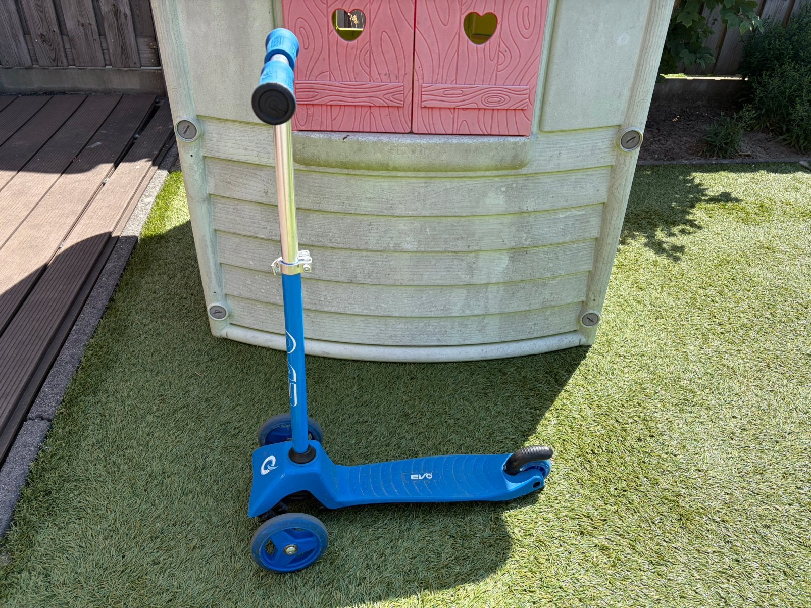Blauwe kinderstep met 3 wielen, Ophalen, Gebruikt, Gewone step