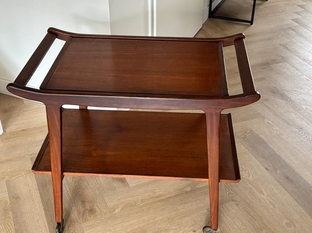 Vintage Louis van Teefflen serveerwagen, Ophalen