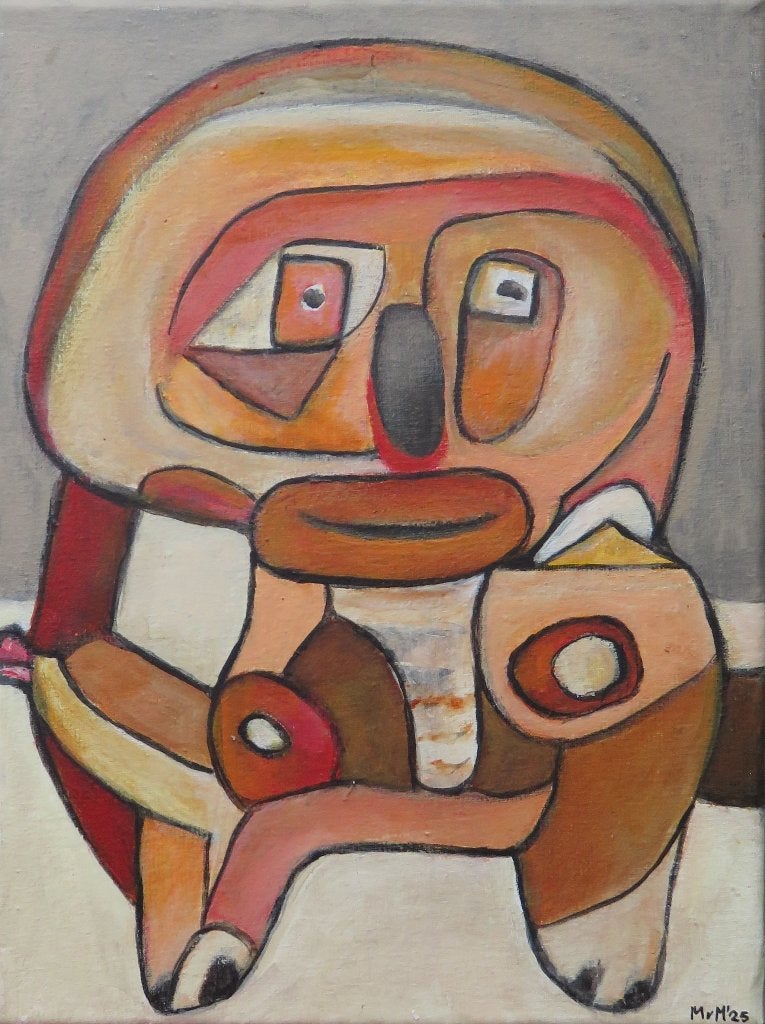 schilderijtjes Ode aan Karel Appel 18x24cm, Ophalen of Verzenden