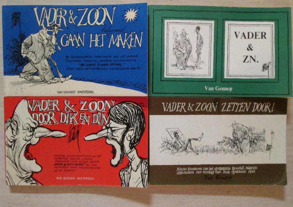 Vader & Zoon (SC), Meerdere stripboeken, Ophalen of Verzenden, Zo goed als nieuw, Peter van Straaten