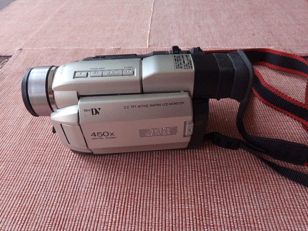 JVC digitale video camera, Ophalen of Verzenden, Gebruikt, JVC, 20x of meer