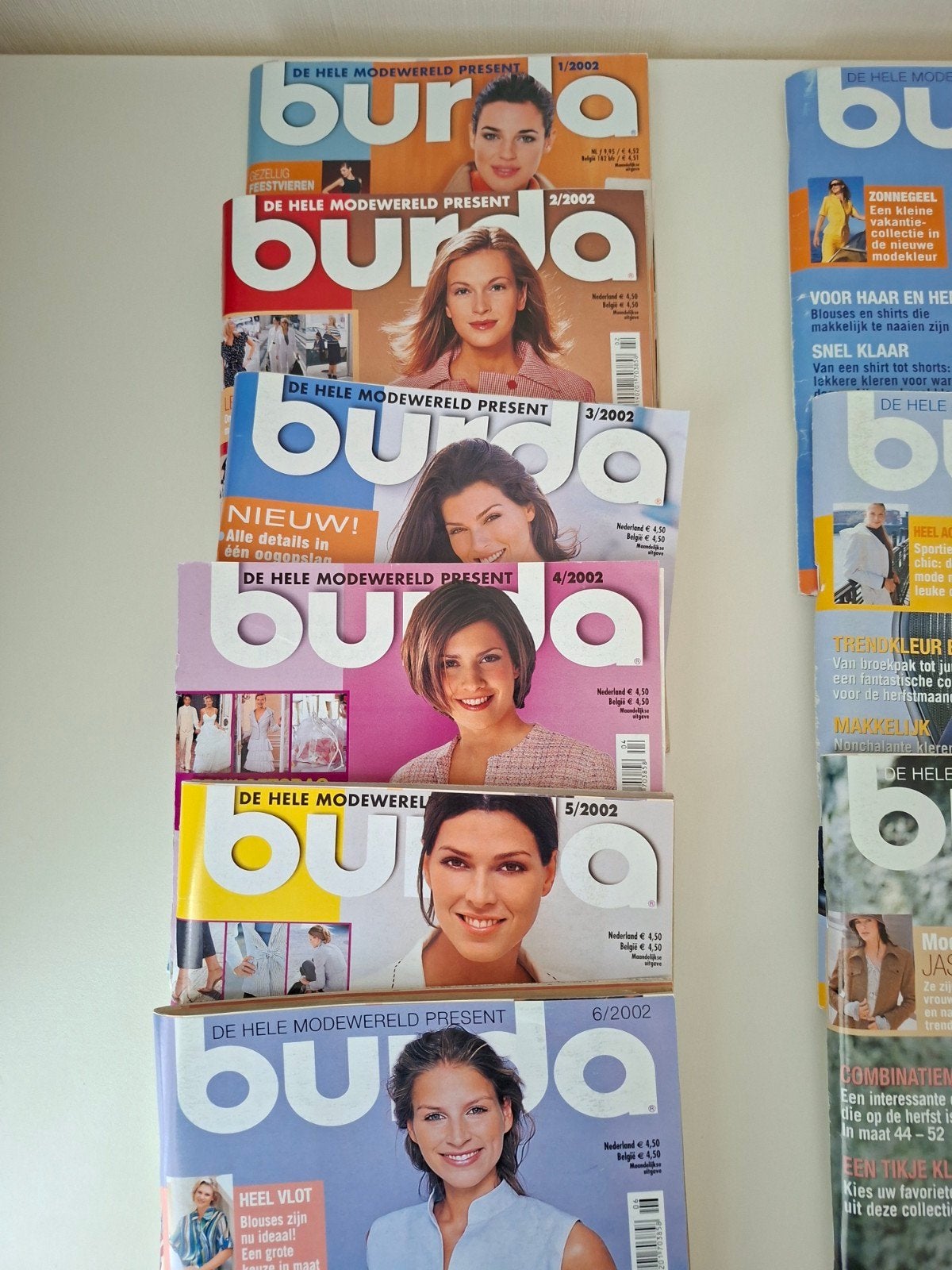 Burda  - Jaargang 2002, Ophalen of Verzenden, Gelezen, Damesbladen