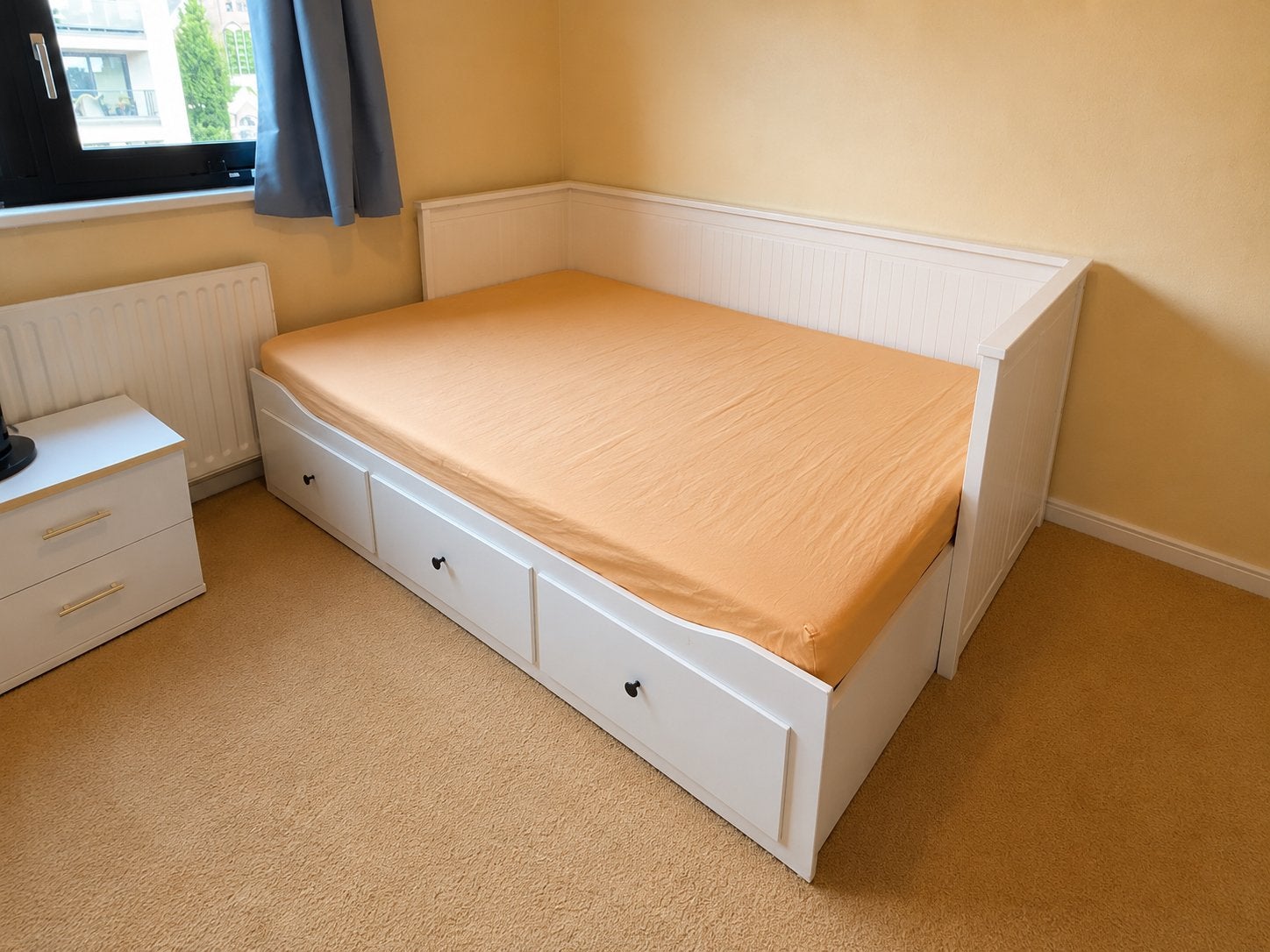 IKEA HEMNES Daybed - Gebruikt met lichte gebruikssporen, Ophalen, Gebruikt, Wit, Tweepersoons