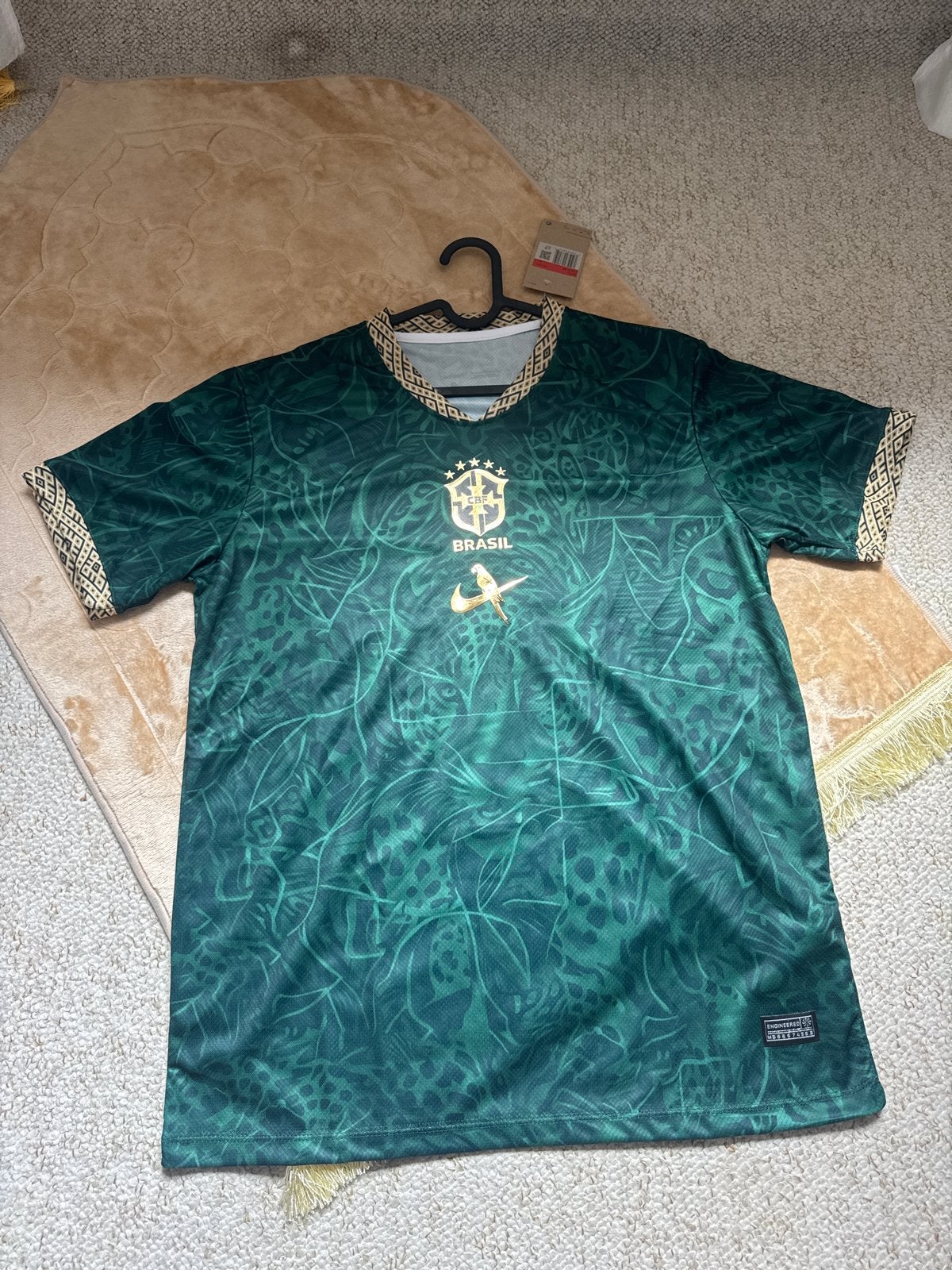 Nike Brazilië Thuisshirt 2022/2023 Maat L, Maat L, Ophalen of Verzenden, Nieuw, Shirt