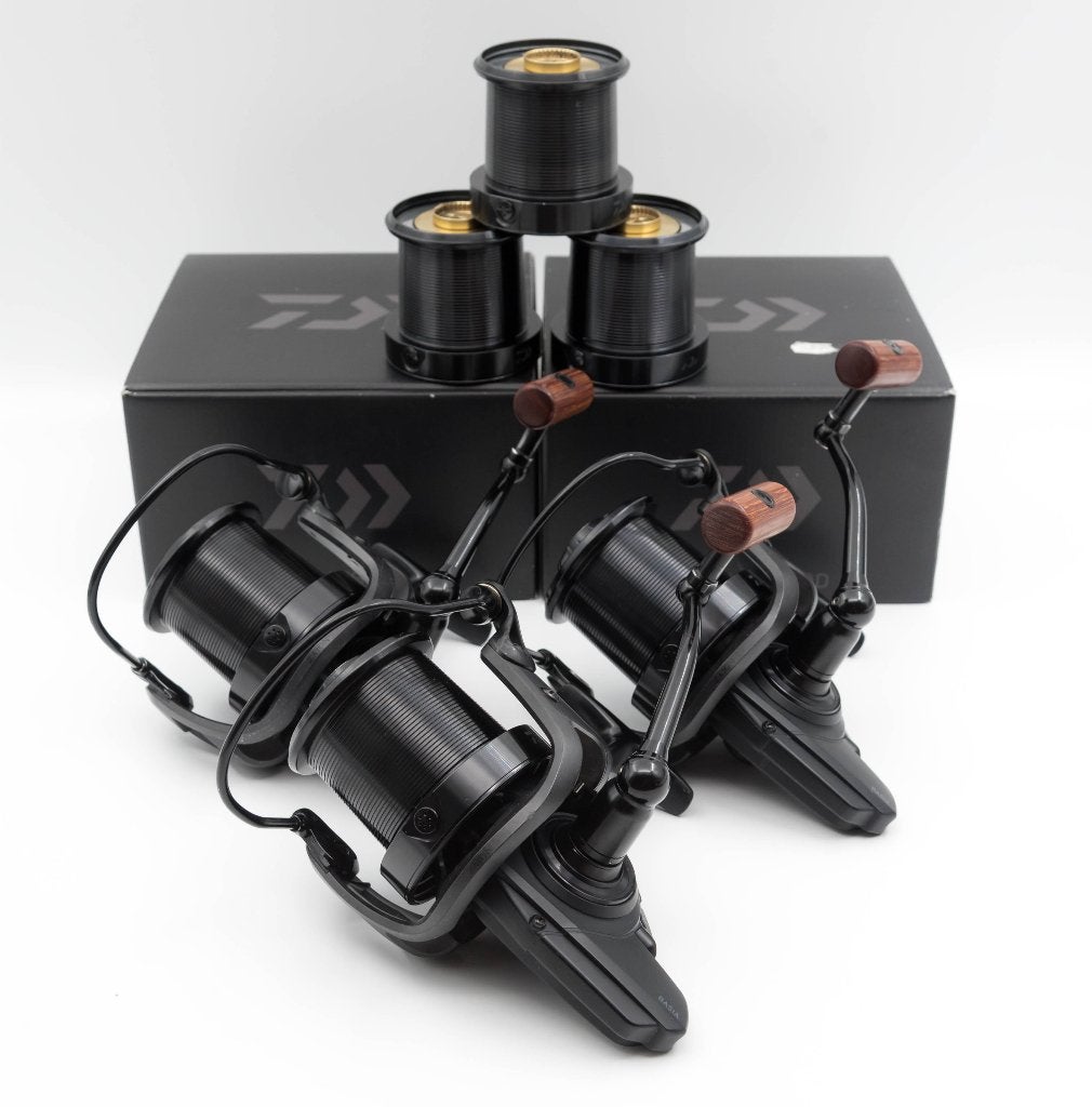 3x Daiwa Basia 45 SLD QD, Ophalen of Verzenden, Gebruikt, Molen