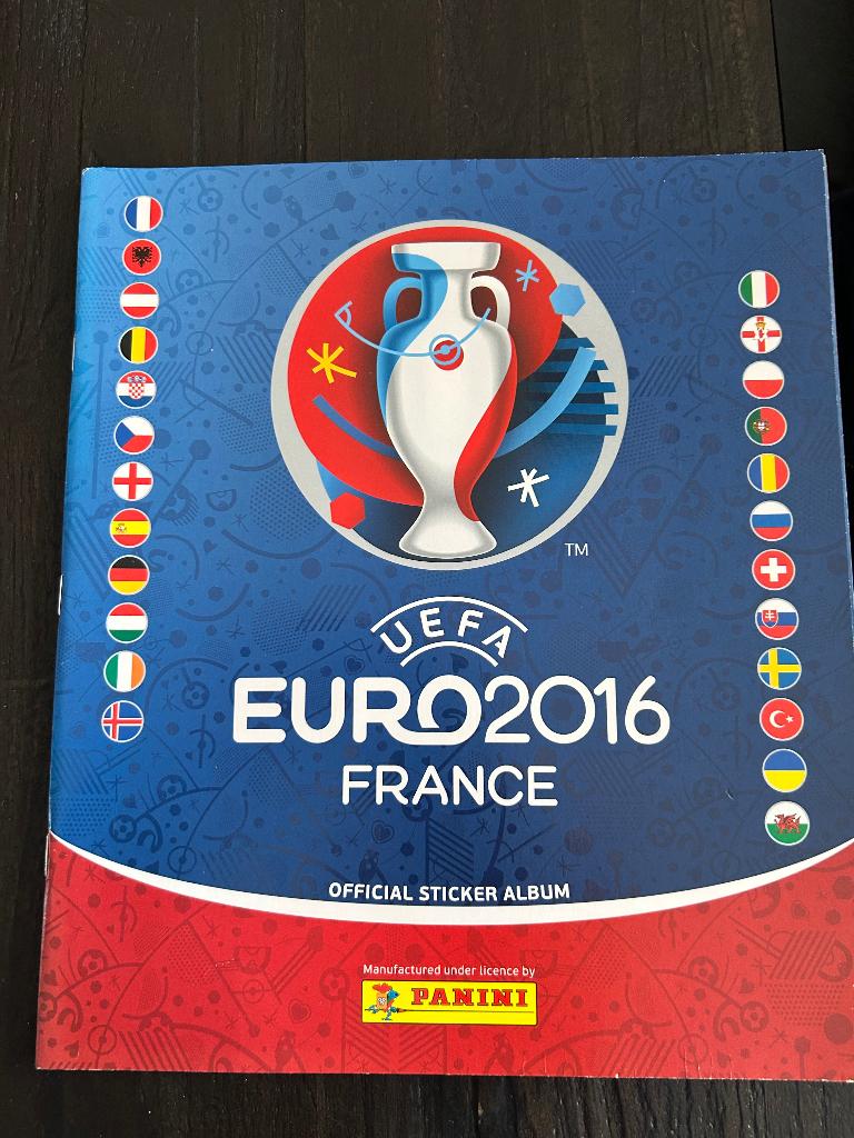 Panini stickeralbum uefa euro 2016 nieuw, Ophalen of Verzenden, Nieuw, Meerdere stickers