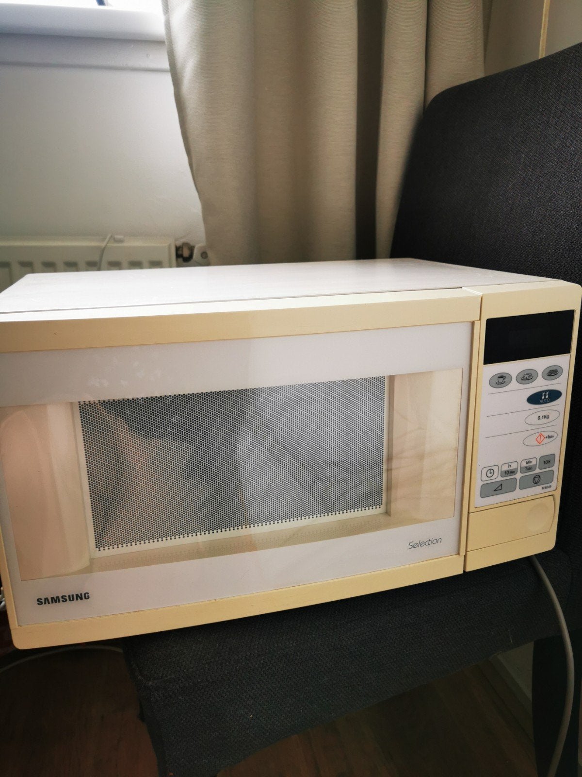 Samsung Magnetron - Wit/Crème, Ophalen, Gebruikt, Magnetron, Draaiplateau