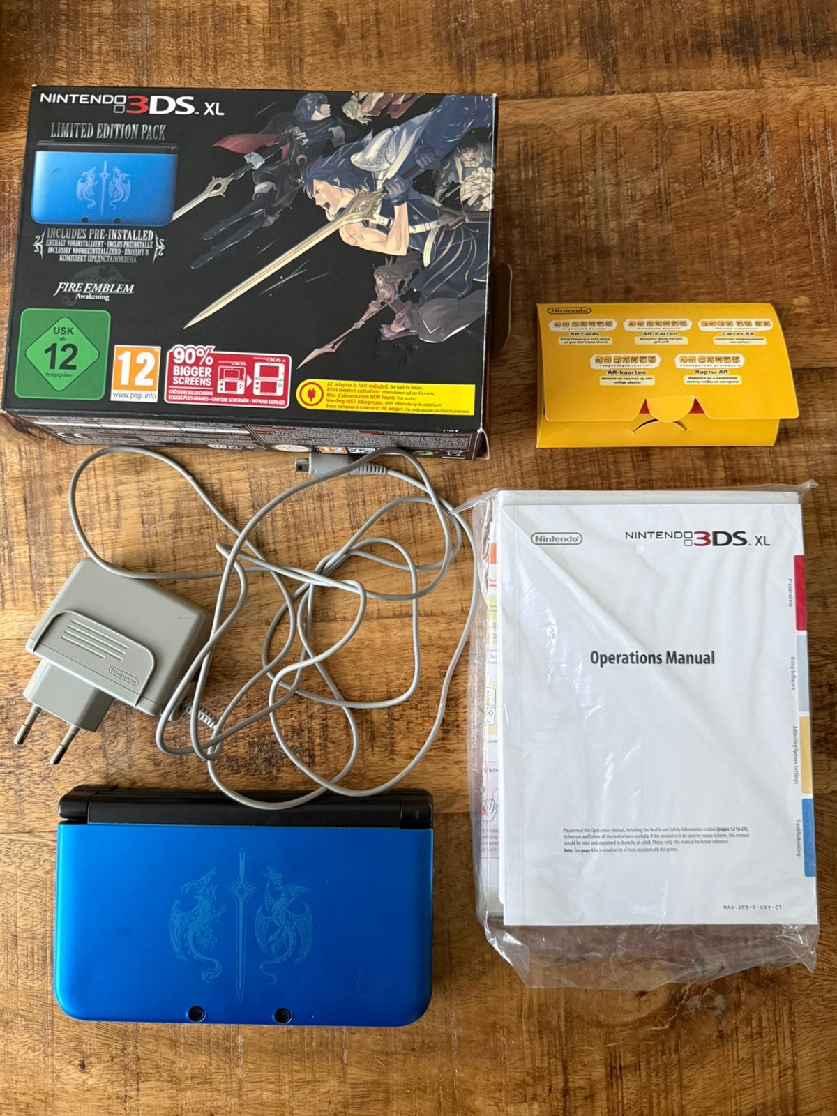 Nintendo 3DS XL Fire Emblem Special Edition, Gebruikt, Blauw, Ophalen of Verzenden, 3DS