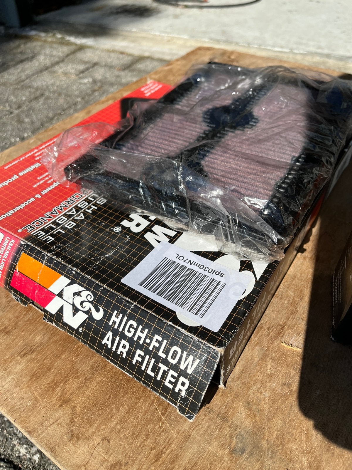 K&N Luchtfilter 33-3004 voor VAG 1.4 TFSI motoren, Ophalen of Verzenden, Gebruikt, Seat