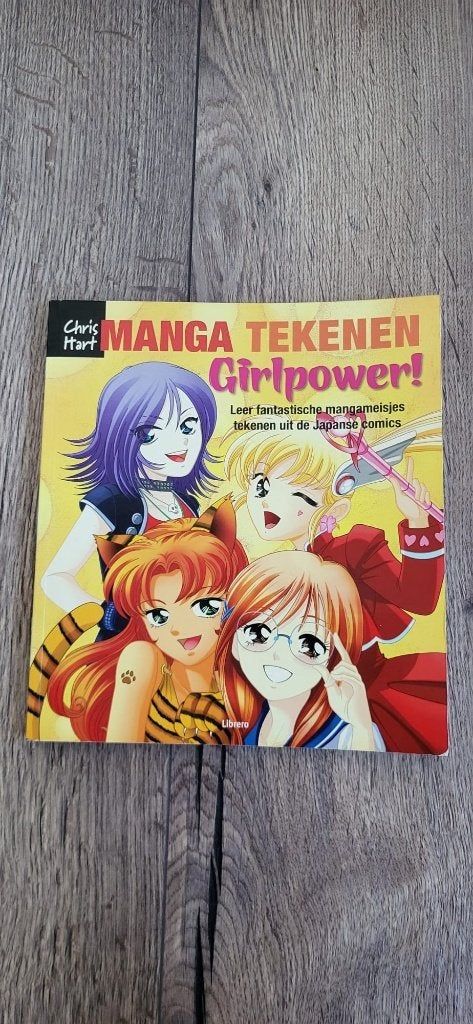 Manga tekenen Girlpower boek, Hobby en Vrije tijd, Tekenen, Ophalen of Verzenden, Zo goed als nieuw, Boek of Gids