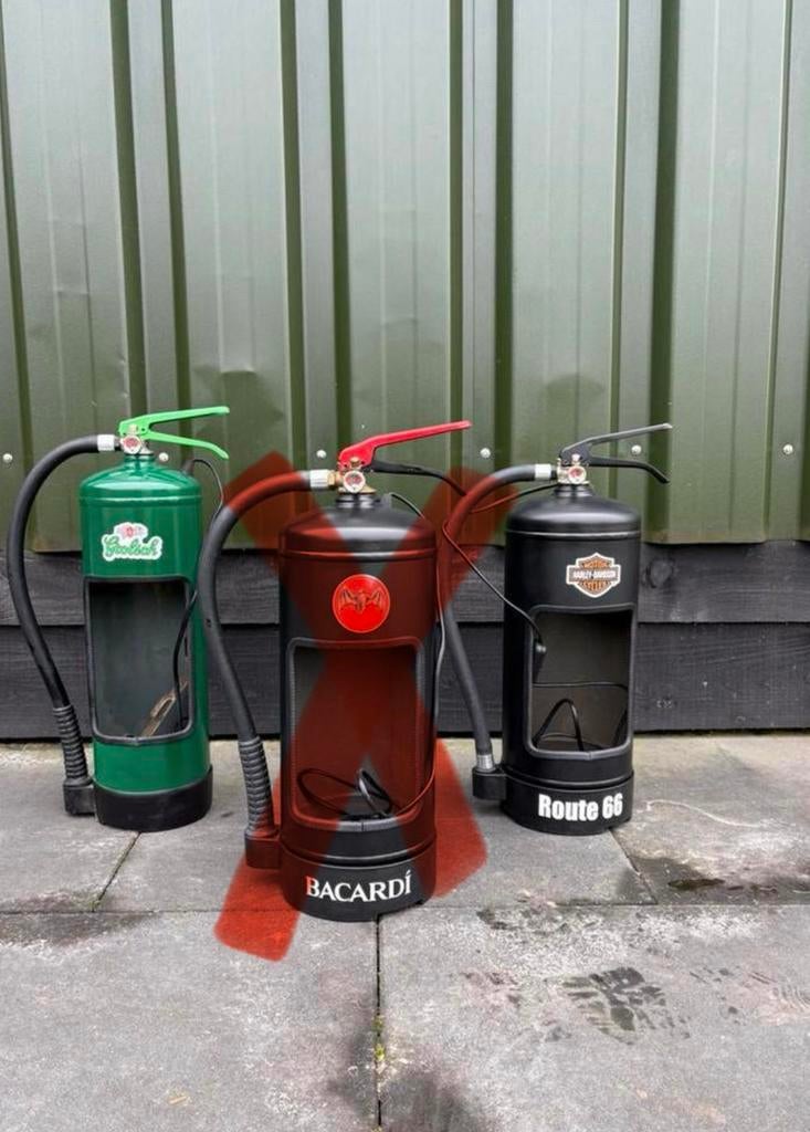 Brandblusser lampen, Ophalen, Zo goed als nieuw