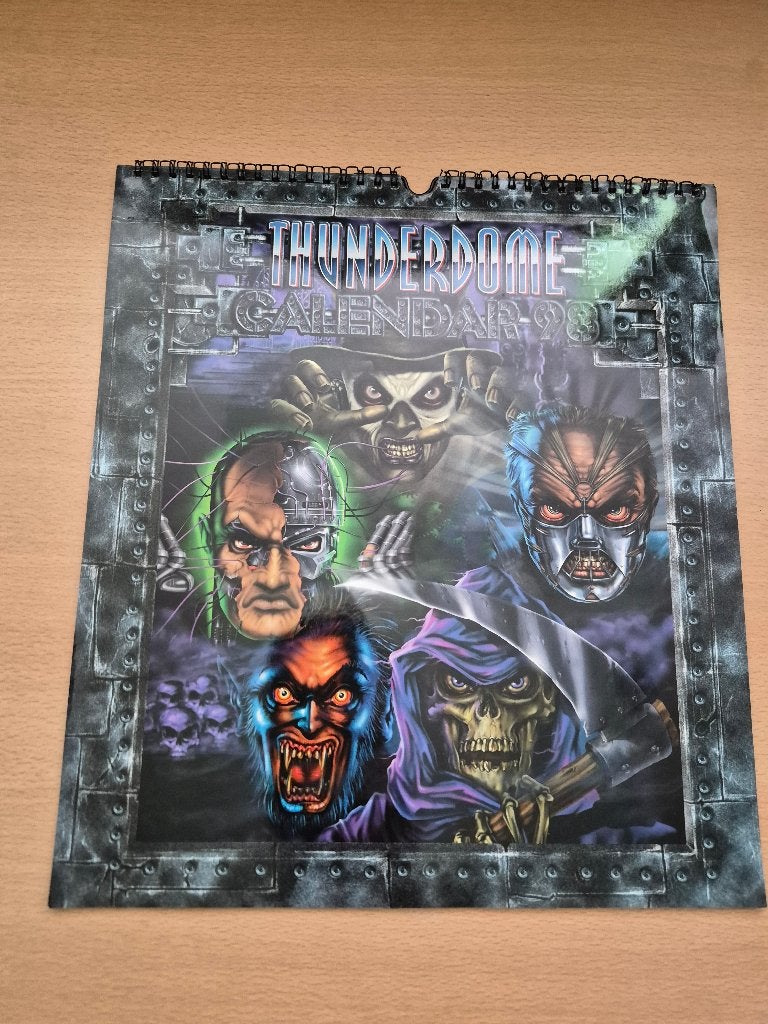 Thunderdome kalender 1998, Ophalen of Verzenden, Maandkalender, Zo goed als nieuw