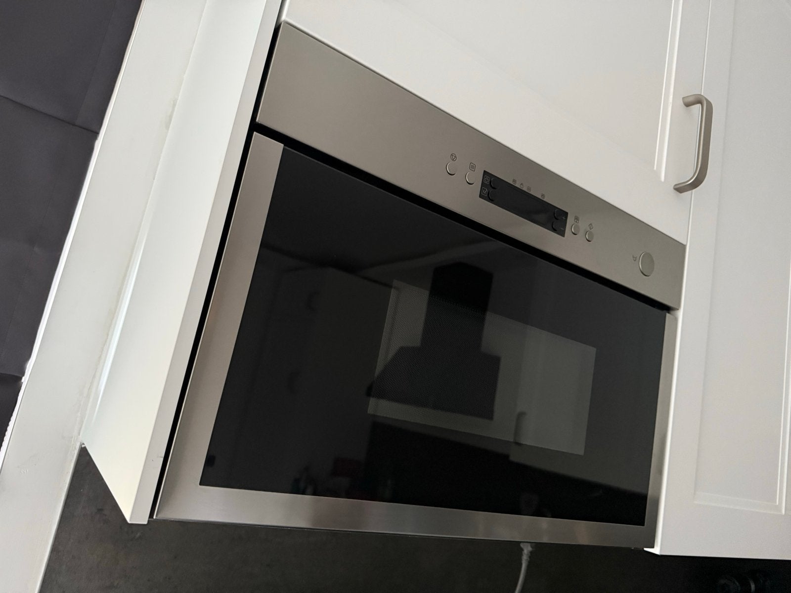 IKEA ANRÄTTA Magnetron - Zo goed als nieuw, Ophalen, 60 cm of meer, Inbouw, Magnetron