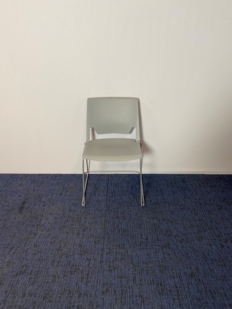 1 x Kantinestoel Comforto Haworth D6240 - Grijs, Huis en Inrichting, Ophalen, Kunststof, Gebruikt, Eén