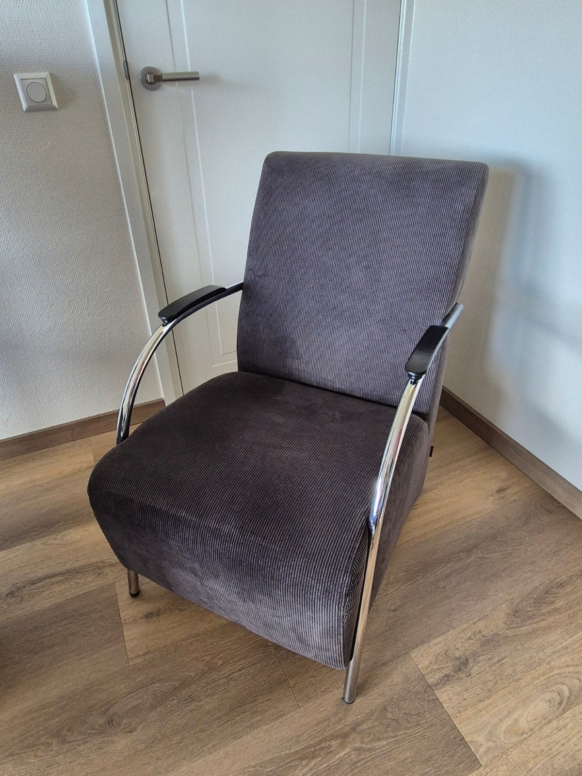 WOOOD Halifax stoel fauteuil, Huis en Inrichting, Ophalen, Zo goed als nieuw, 50 tot 75 cm