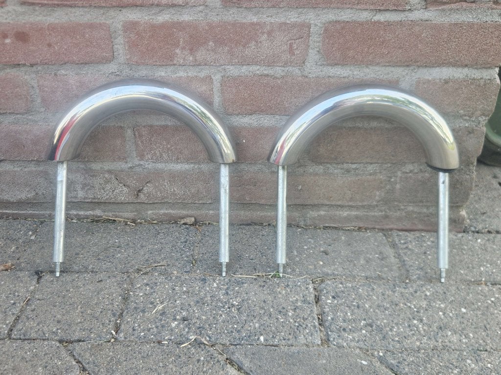 CHROME ROLBEUGELS PEUGEOT 206CC, Auto-onderdelen, Interieur en Bekleding, Niet ingevuld, Gebruikt, Niet ingevuld, Ophalen of Verzenden