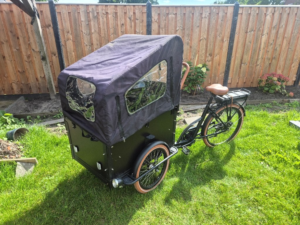 Vogue Troy Bakfiets  voor ONDERDELEN!, Fietsen en Brommers, Fietsen | Bakfietsen, Ophalen, Gebruikt, Schijfrem, 4 kinderen of meer