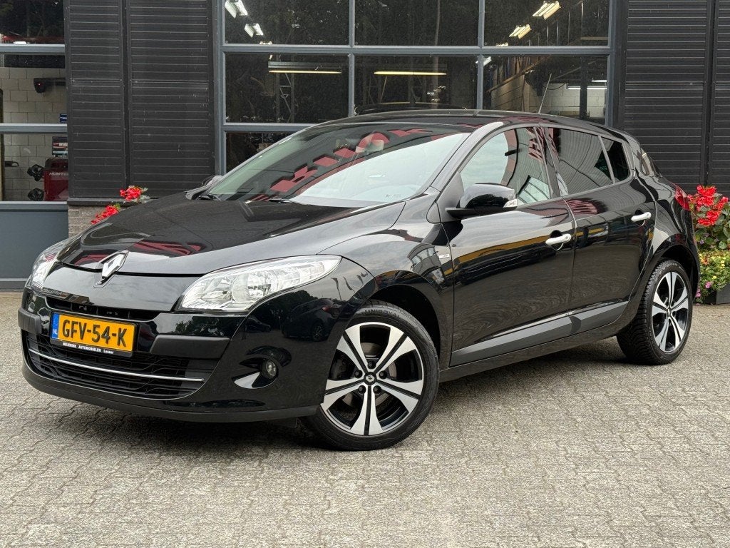 Renault MEGANE 1.4 TCE BOSE BJ.2012 CLIMA STOELVERW. NAVI CR, Euro 5, Gebruikt, 4 cilinders, Zwart