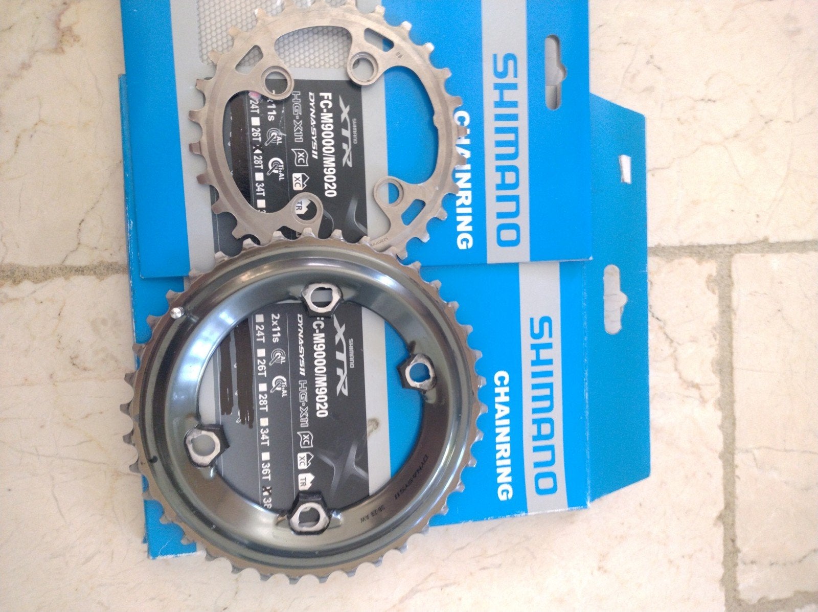 Shimano XTR FC-M9000/M9020 Kettingbladen, Fietsen en Brommers, Fietsonderdelen, Ophalen of Verzenden, Zo goed als nieuw, Derailleur of Ketting