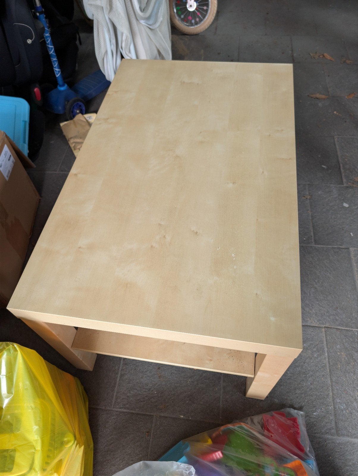IKEA LACK bijzettafel - Gebruikt, ideaal voor project, Huis en Inrichting, Ophalen, Gebruikt, 50 tot 100 cm, 50 tot 100 cm