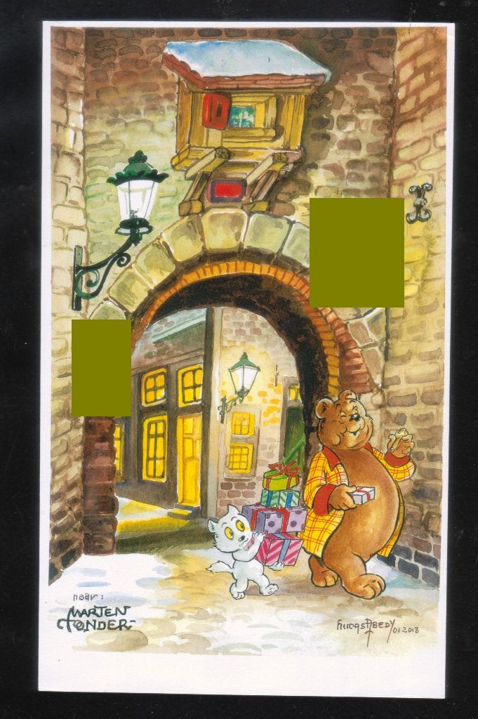 Kaart Lucas Abedy naar Marten Toonder Tom Poes Bommel, Boeken, Eén stripboek, Ophalen, Zo goed als nieuw