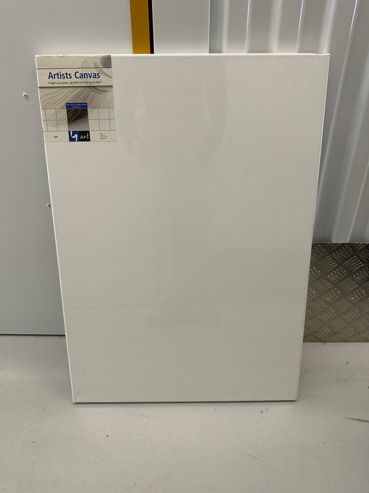 Nieuw in verpakking: wit canvas 50 x 70 cm, Ophalen, Zo goed als nieuw, Overige typen