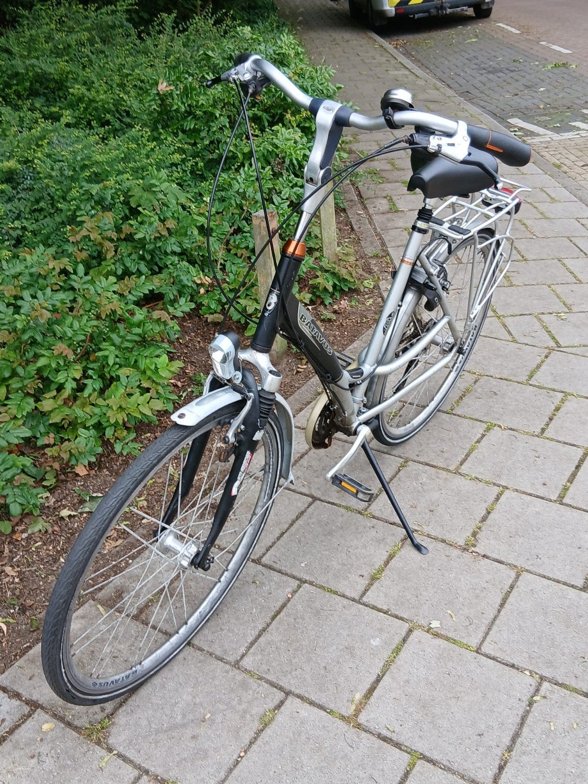 Batavus damesfiets, Ophalen, Velgrem, Versnellingen, Batavus