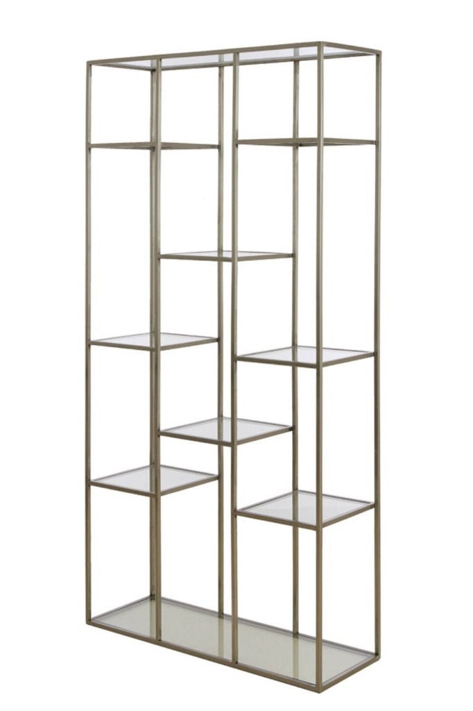 Light & Living open kast wandkast PIUAR roomdivider metaal, Huis en Inrichting, Ophalen, Met plank(en), Nieuw, 150 tot 200 cm