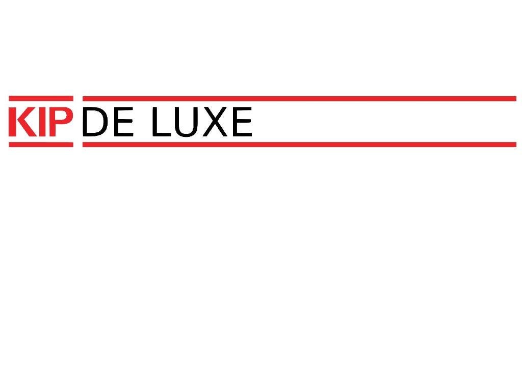 Kip De Luxe caravan en camper sticker, Verzamelen, Stickers, Verzenden, Nieuw, Overige typen