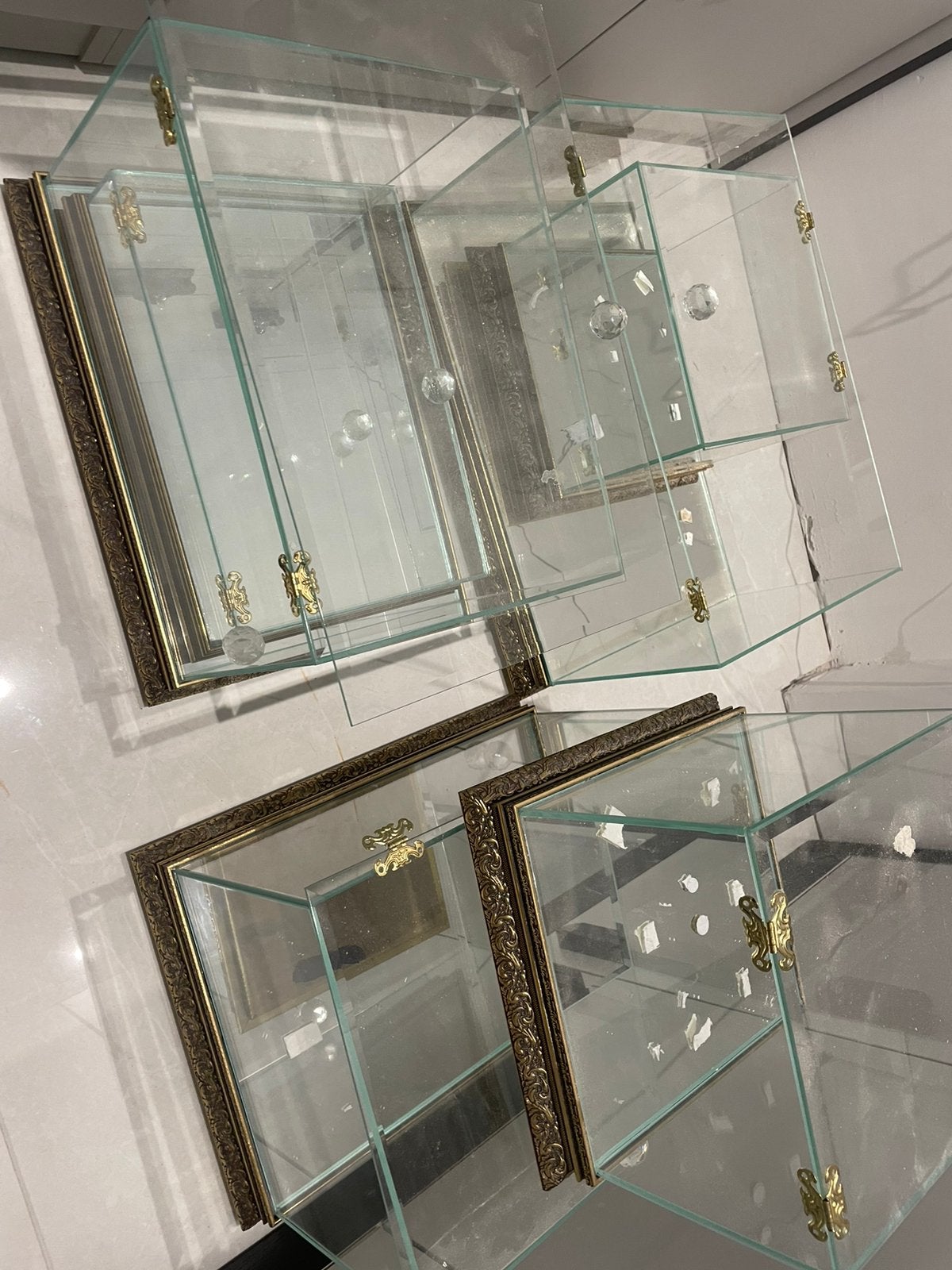 Glazen box/display/vitrine, Huis en Inrichting, Ophalen, Minder dan 50 cm, Gebruikt, Minder dan 25 cm